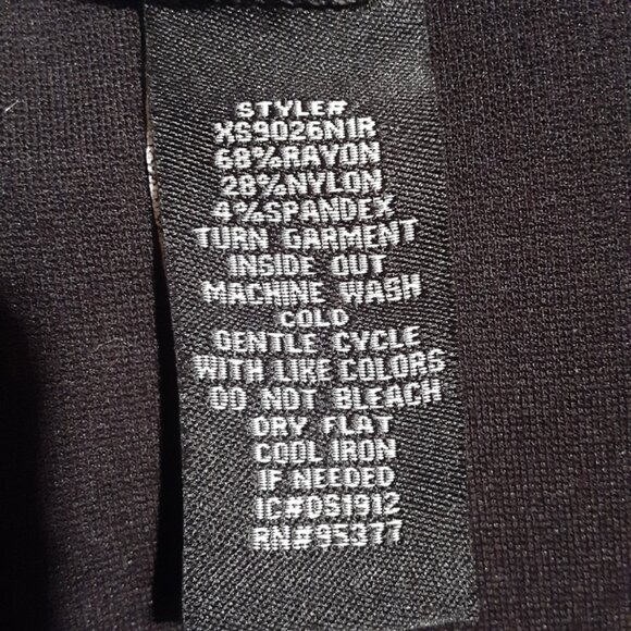 NEW Sanctuary Midi Pencil Skirt Black Tan Button Small - Picture 6 of 6